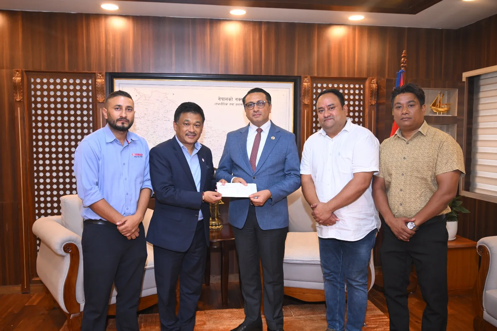 Yamaha Nepal Family Comes Together in Support of Flood-Affected Families in Nepal